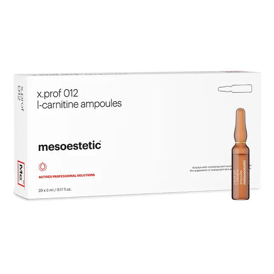 Mesoestetic X.PROF 012 L-Carnitina - 20x5ml para mesoterapia lipoltica Mesoestetic X.PROF 012 L-Carnitina - 20x5ml para mesoterapia lipoltica